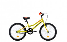 Bicicleta Copii Dhs Terrana 2001 Galben Deschis 20 inch foto