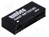 Convertor de tensiune, DC-DC, intrare 21,6...26,4V DC, iesire 12V DC, putere 2W, AIMTEC - AM2F-2412SH30Z