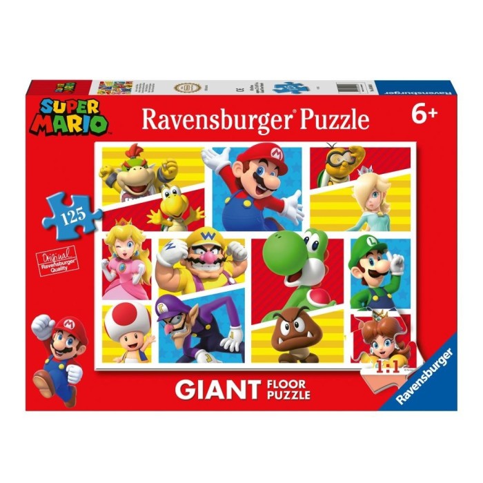 Ravensburger - Puzzle mare de podea Super Mario 125 piese