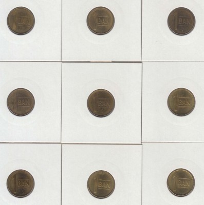 ROMANIA - SET COMPLET 1 BAN 2005 ,1 BAN 2006, 1 BAN 2007 -1 BAN 2021, LCP1.151 foto
