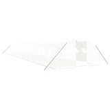 Cumpara ieftin Sera cu cadru din otel, alb, 80 m&sup2;, 20x4x2 m