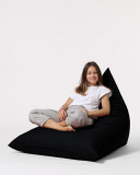 Fotoliu puf, Bean Bag Ferndale, Pyramid Bed, 145 cm, poliester impermeabil, negru