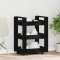 vidaXL Troler de Bucătărie Stejar negru 60 x 45 x 80 cm Lemn compozit