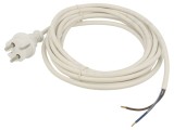 Cablu Electric PVC 5m Alb 16A 250V 2x1,5mm2