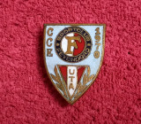 Insigna meci fotbal UTA ARAD - FEYENOORD (CCE 1970) - varianta 3