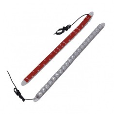 Set doua benzi cu DRL cu 20 LED-uri COB elSales ELS-DRL20 pentru autoturisme, motociclete, camioane , lumina