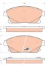TRW GDB1847 COTEC set placute frana,frana disc