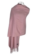 Fular dama uni 24U, 180x70cm, roz foto