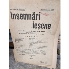 Revista Insemnari Iesene nr.17-18/1937