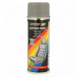 Cumpara ieftin Spray Vopsea Piele Motip Leather and Vinyl Paint, Gri, 200ml