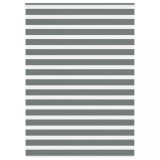 vidaXL Jaluzea tip zebra gri &icirc;nchis lățime țesătură 160,9 cm poliester