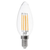 Bec led e14 6w cu filament 4000k alb neutru, Oem