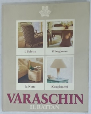 VARASCHIN , IL RATTAN , ALBUM DE MOBILIER DIN RATAN , TEXT IN LIMBA ITALIANA , ANII &amp;#039;2000 foto
