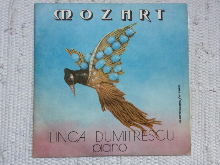 Wolfgang Amadeus mozart ilinca dumitrescu pian piano disc vinyl lp muzica clasica ST ECE 03340 NM