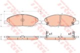 Set placute frana,frana disc NISSAN MICRA III (K12) (2003 - 2010) TRW GDB3577