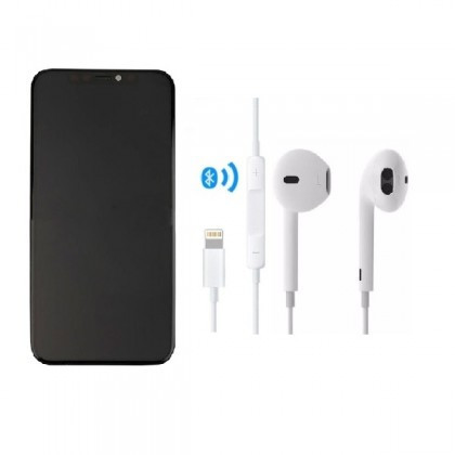 Casti Handsfree EarPods Apple, Cu microfon, Lightning, Alb, MMTN2ZM/A, OCH Bulk