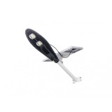 Lampa stradala cu panou solar , putere 80 W , doua surse de iluminare , senzor de miscare , senzor de lumina ,