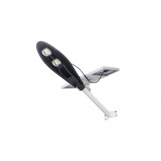 Lampa stradala cu panou solar , putere 80 W , doua surse de iluminare , senzor de miscare , senzor de lumina ,