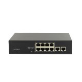 Cumpara ieftin Aproape nou: Switch POE PNI SWPOE182 cu 8 porturi POE 100 si 2 porturi 100Mbps, fun