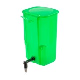 Adapatoare iepuri Kerbl 1000ml verde plastic transparent pentru custi plasa sistem prindere stabila