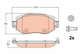 TRW GDB2175 set placute frana,frana disc