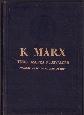 HST C6028 Capitalul 1962 Marx volumul IV partea I foto