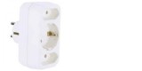 BACHMANN Multistecker 2xEURO + 1xCEE7 3 negru