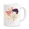 Cana alba personalizata Happy Valentine&#039;s day, INOVATIX&reg;. 330ml
