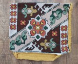 Fata de perna cu fata din cusatura chilim, vechi, vintage (anii 70)