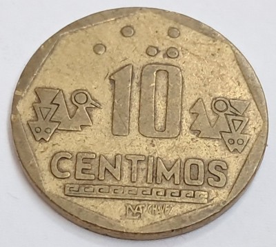Uruguay, 10 Centimos 1993 foto
