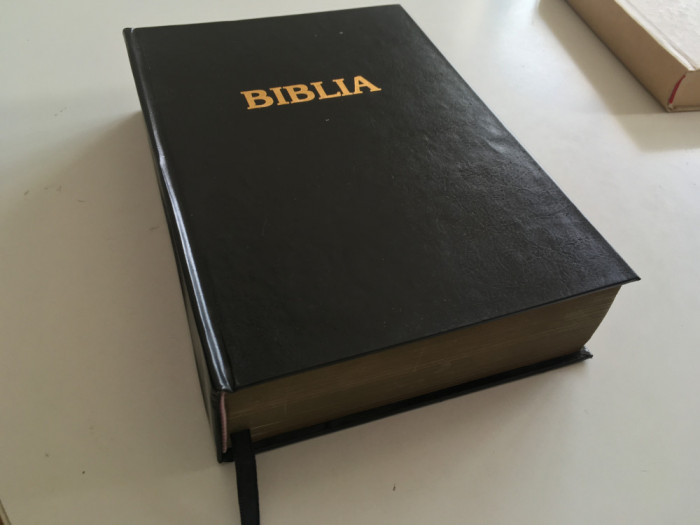 BIBLIA DELA IASI 1874 EDITIE NOUA REVIZUITA ARAD1996 LUX MARGINILE PAGINI AURITE