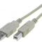 Cablu USB 2.0 A-B 1.8m Gri