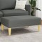 Gossi taburet, gri inchis, 77x55x31 cm, material textil