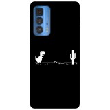 Husa compatibila cu Motorola Edge 20 Lite model Run for your life, Silicon, TPU, Viceversa, Transparent, Carcasa