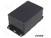 Carcasa ABS, 80mmx120mmx55mm, IP54, HAMMOND - 1591TSFLBK