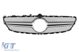 Grilaj A-design crom/gri potrivit pentru Mercedes CLS C218 2015-2018 cu orificiu pentru camera Performance AutoTuning