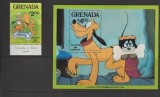 Grenada 1981 - Disney, Pluto, desene animate, serie si colita neuzata