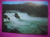 HOPCT 20163 CASCADA / CATARACTELE RHEINFALL IN 1987 -STAMPILA / TIMBRU -ELVETIA -CIRCULATA