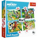 Puzzle Trefl 4In1 Mickey Mouse Ziua Deosebita