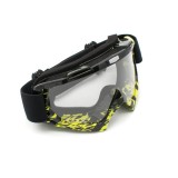 Ochelari cross/atv/enduro, XTR, lentila transparenta, culoare rama negru/galben Cod Produs: MX_NEW BMA-913