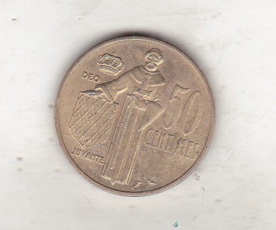 bnk mnd Monaco 50 centimes 1962 foto