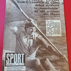 Revista SPORT nr.15/ noiembrie 1974 (prezentare FC GALATI;RAPID Bucuresti)