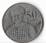 Moneda 50 pesewas 2007 - Ghana