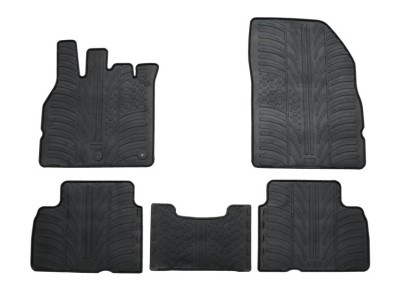 Set covorase auto din cauciuc Renault Scenic 3 (JZ)/ Facelift 2009-10.2016, Negru, Gledring, 5 buc. AutoDrive ProParts foto