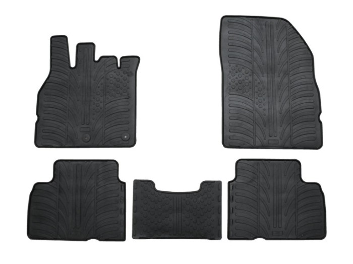 Set covorase auto din cauciuc Renault Scenic 3 (JZ)/ Facelift 2009-10.2016, Negru, Gledring, 5 buc. AutoDrive ProParts