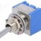 Intrerupator basculant, 2 pozitii, mod comutare ON-(ON), DPDT, MIYAMA - MS-500G-B