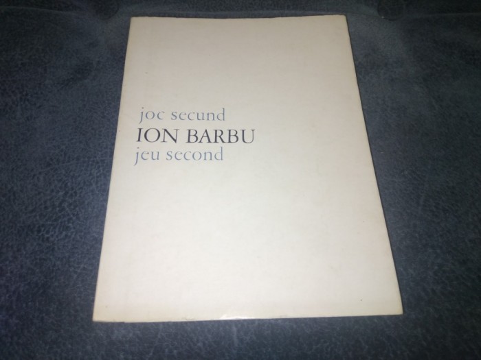 ION BARBU - JOC SECUND