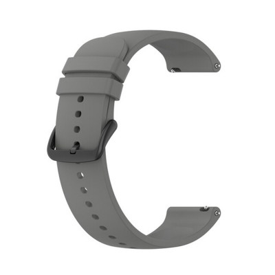 Curea pentru Samsung Galaxy Watch 4/5/Active 2, Huawei Watch GT 3 (42mm)/GT 3 Pro (43mm) - Techsuit Watchband 20mm (W001) - Gray foto