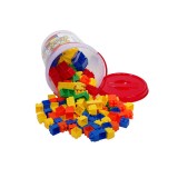 Caramizi constructie pentru copii, 72 piese, Multicolor, ATU-089179, Oem