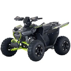 Atv 125cc Mini Rocket Panther Deluxe 8&amp;quot; semi-automat 4T benzina negru